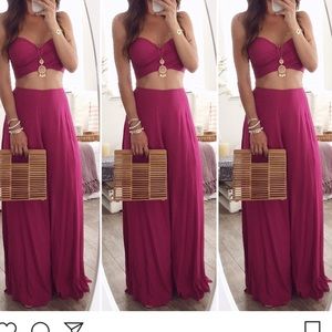 Alexandra crop Set- Size L.